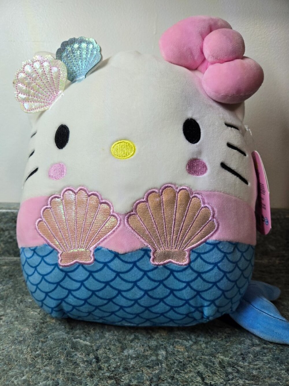 Hello Kitty Mermaid Squishmallows 10" Plush Sanrio Soft Stuffed Toy Gift-NWT